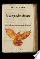 La langue des oiseaux