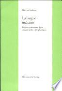 La langue maltaise