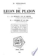 La leçon de Platon