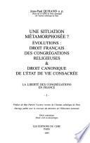 La liberté des congrégations en France