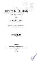 La liberté du mariage en France