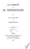 La liberté et le déterminisme