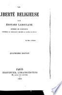 La liberté religieuse