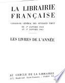 La Librairie francaise : catalogue general des ouvrages en vente au 1er janvier 1930 ...