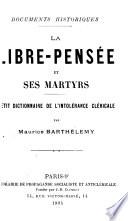 La libre-pensée et ses martyrs