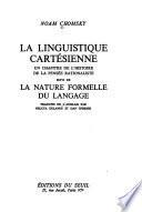 La linguistique cartésienne