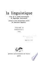 La Linguistique