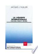 La liquidité internationale