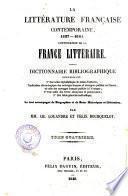 La litt B erature fran P caise contemporaine [1827- 1849]