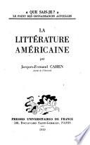 La littérature Américaine