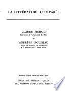 La littérature comparée