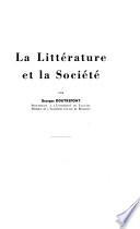 La littérature et la société