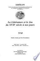 La littérature et le jeu du XVIIe siècle à nos jours
