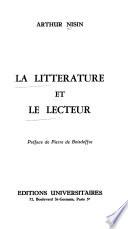 La littérature et le lecteur