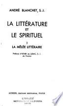 La littérature et le spirituel