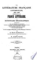 La littérature française contemporaine