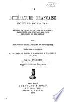 La littérature française contemporaine