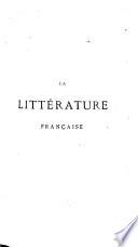 La littérature française depuis la formation de la langue jusqu'à nos jours: 2. ptie. Poëtes vivants en 1870. 1877