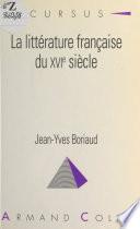 La littérature française du XVIe siècle