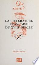 La littérature française du XVIIIe siècle