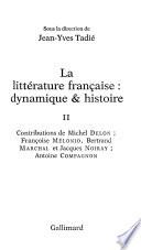 La littérature française: XVIIIe siècle