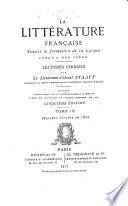 La littérature franc̜aise depuis la formation de la langue jusqu'à nos jours: Auteurs vivants en 1870