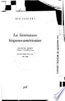 La littérature hispano-américaine