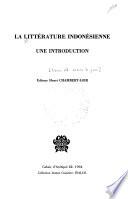 La Littérature indonésienne