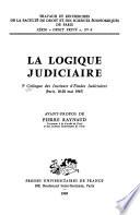 La logique judiciaire