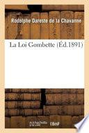 La Loi Gombette