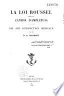 La loi Roussel dans le canton d'Amplepuis