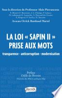 La loi « Sapin II » prise aux mots