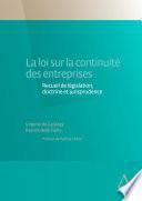 La loi sur la continuité des entreprises