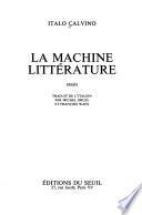 La machine littérature