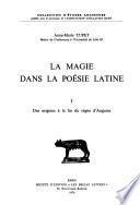 La Magie dans la poésie latine