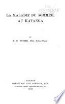 La maladie du sommeil au Katanga