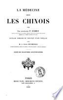 La medecine chez les Chinois par le Capitaine P. Dabry