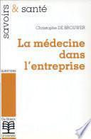 La médecine dans l'entreprise
