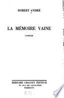 La mémoire vaine