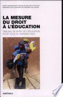 La mesure du droit à l'éducation
