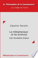 La métaphysique et les sciences
