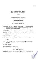 La Météorologie