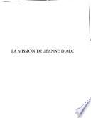 La mission de Jeanne d'Arc