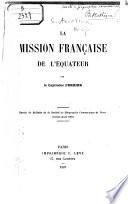 La mission française de l'équateur