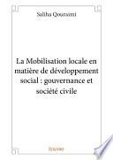 La Mobilisation locale en matière de développement social : gouvernance et société civile