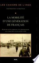 La mobilité d'une génération de français