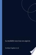 La modalité sous tous ses aspects