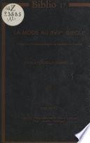 La mode au XVIIe siècle