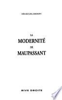 La modernité de Maupassant