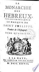 La monarchie des Hébreux, tr. par A. de Beaumarchais